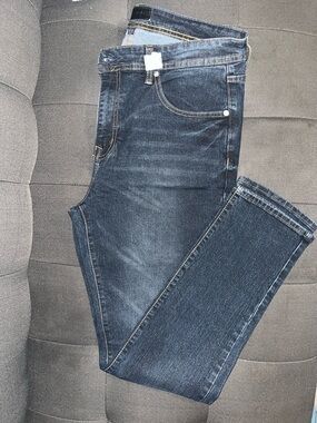 Dark Indigo Straight Leg Jeans